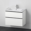Duravit Badkamermeubelset Duravit D-Neo Wastafel Keramiek 80x48x62.5 cm Mat Wit