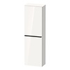 Duravit Hoge Kast Duravit D-Neo Kolomkast Wand 132 cm Rechtsdraaiend Hoogglans Wit