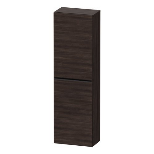 Hoge Kast Duravit D-Neo Kolomkast Wand 132 cm Rechtsdraaiend Mat Kastanje (Donker) 