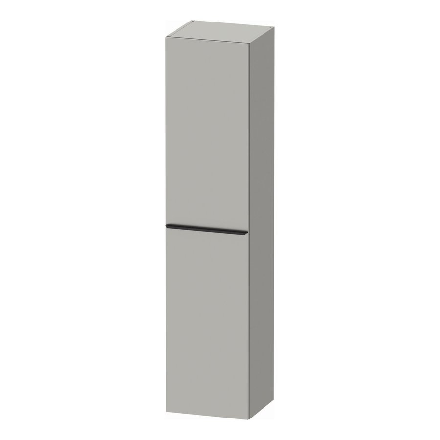 Hoge Kast Duravit D-Neo Kolomkast Wand 176 cm Linksdraaiend Mat Betongrijs