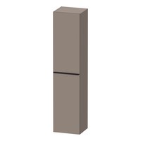 Hoge Kast Duravit D-Neo Kolomkast Wand 176 cm Linksdraaiend Mat Basalt