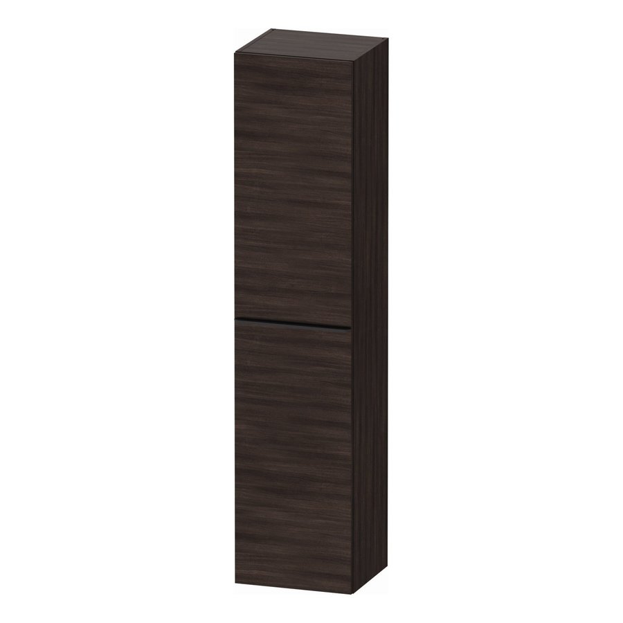 Hoge Kast Duravit D-Neo Kolomkast Wand 176 cm Linksdraaiend Mat Kastanje (Donker)