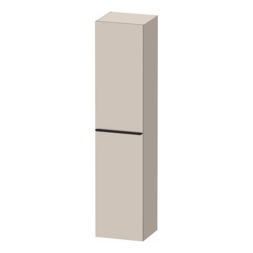 Hoge Kast Duravit D-Neo Kolomkast Wand 176 cm Linksdraaiend Mat Taupe 