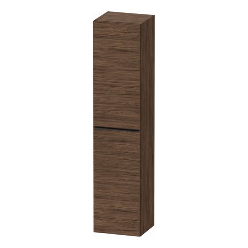 Hoge Kast Duravit D-Neo Kolomkast Wand 176 cm Rechtsdraaiend Mat Noten (Donker) 