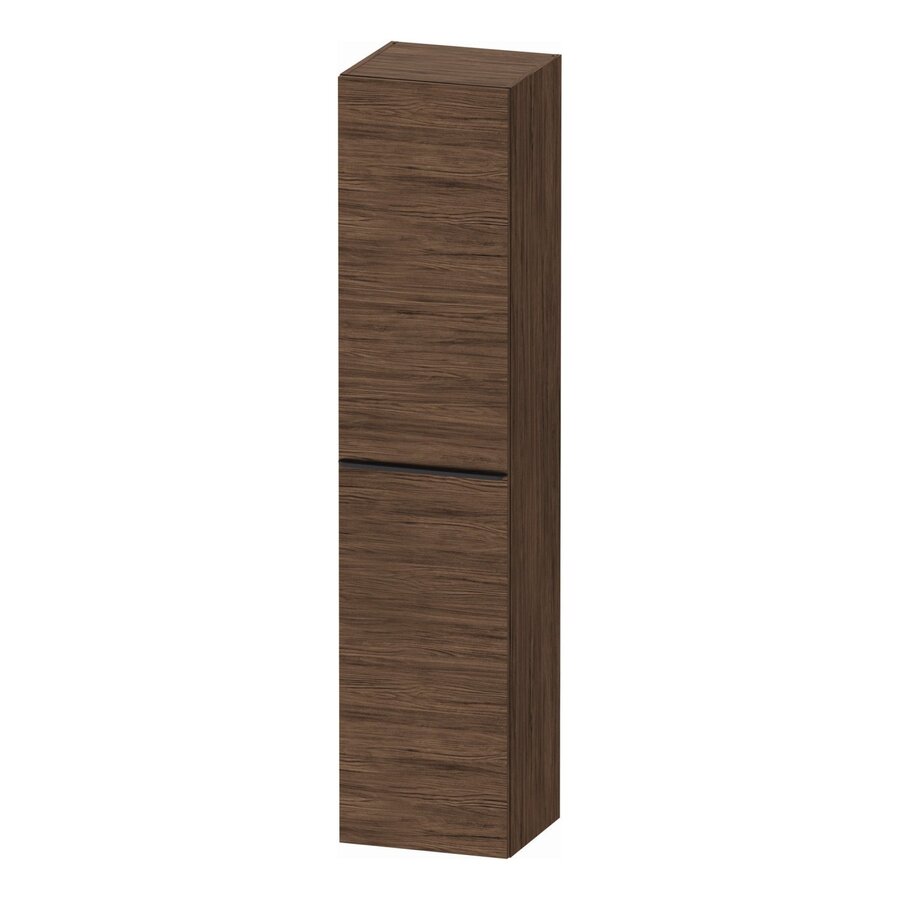 Hoge Kast Duravit D-Neo Kolomkast Wand 176 cm Rechtsdraaiend Mat Noten (Donker)