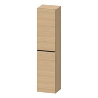 Hoge Kast Duravit D-Neo Kolomkast Wand 176 cm Rechtsdraaiend Mat Natuur Eiken