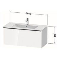 Badmeubel Duravit D-Neo Wand 101x46.2x44 cm Mat Linnen