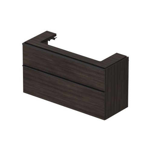 Badmeubel Duravit D-Neo Wand 118.4x44.2x62.5 cm Mat Kastanje (Donker) 