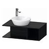 Duravit Badmeubel Duravit D-Neo Wand 80x48x26 cm Rechts Mat Eiken Zwart