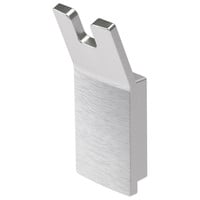 Handdoekhaak Haceka Aline Dubbel Geborsteld Aluminium