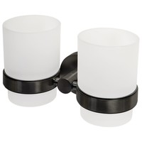 Tandenborstelhouder Haceka Kosmos Dubbel Geborsteld Grafiet