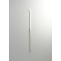 Elektrische Radiator Stick Instamat ARC Handdoekwarmer 170 cm 34W Gepolijst Aluminium Soft Wit