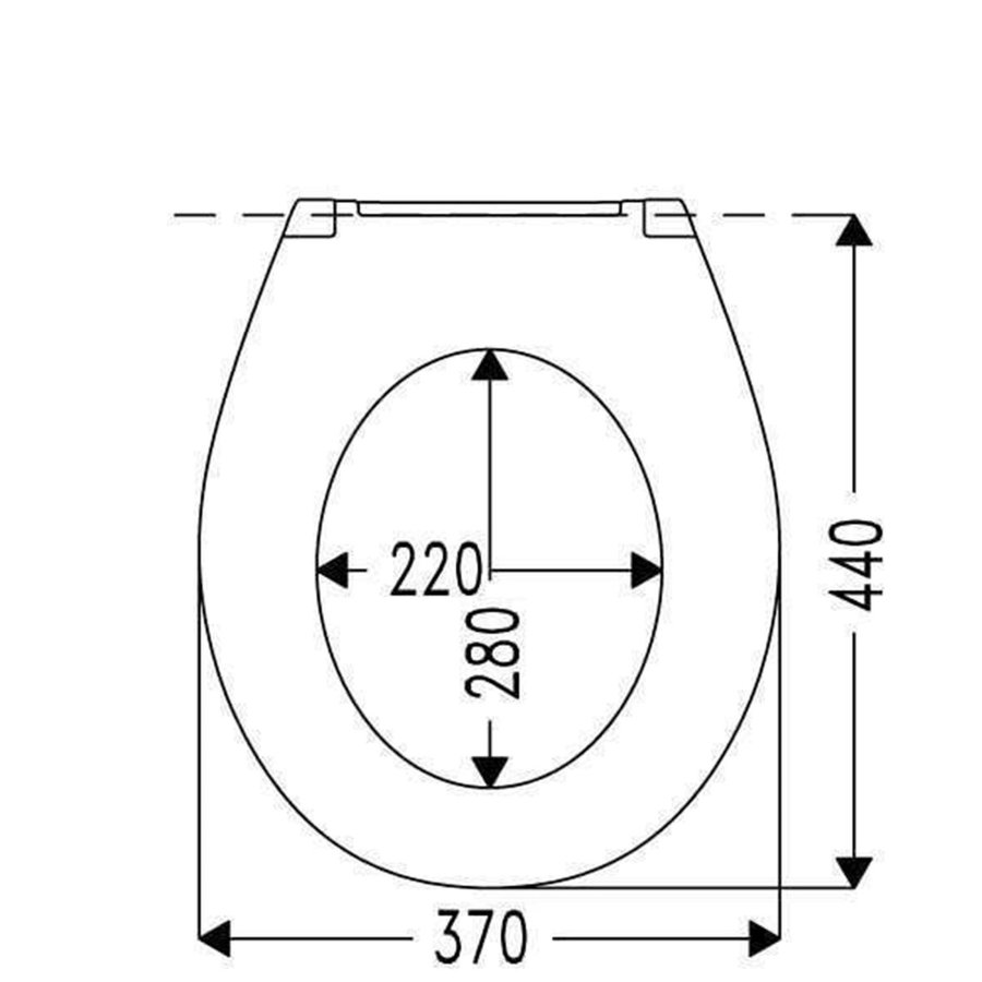 Toiletzitting Cedo Palm Beach Softclose Pergamon