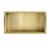 Inbouwnis Wiesbaden 30x60x7 cm Geborsteld Messing Goud