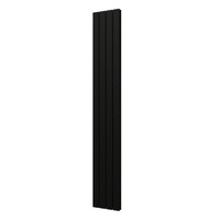 Designradiator Plieger Cavallino Retto Dubbel 905 Watt Middenaansluiting 200x29,8 cm Mat Zwart