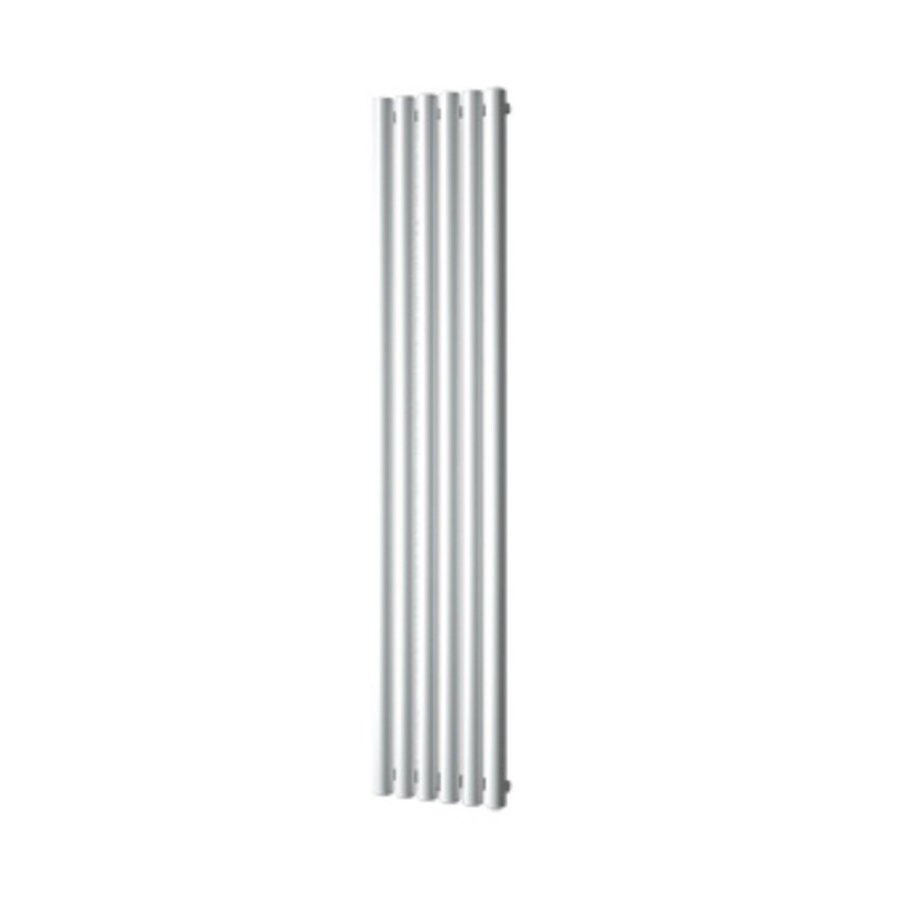 Designradiator Plieger Trento 814 Watt Middenaansluiting 180x35 cm Wit Structuur