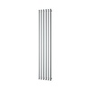 Plieger Designradiator Plieger Trento 814 Watt Middenaansluiting 180x35 cm Zwart