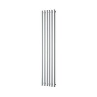 Designradiator Plieger Trento 814 Watt Middenaansluiting 180x35 cm Zwart