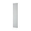 Plieger Designradiator Plieger Trento 814 Watt Middenaansluiting 180x35 cm Donkergrijs Structuur