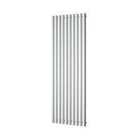 Designradiator Plieger Trento 1357 Watt Middenaansluiting 180x59 cm Donkergrijs Structuur