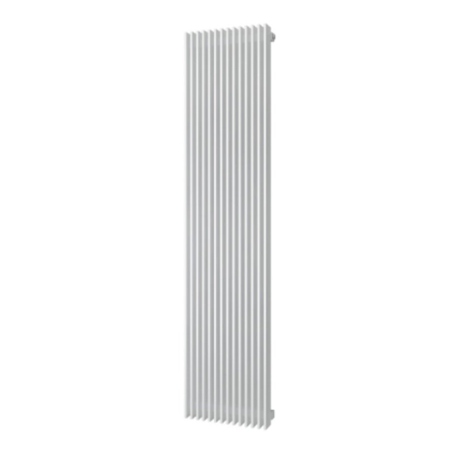Handdoekradiator Aika Retta 1800 x 415 mm Mat Zwart