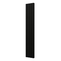 Designradiator Covallina Retta Dubbel 1800 x 298 mm Mat Zwart