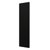 Plieger Designradiator Plieger Cavallino Retto Dubbel 1162 Watt Middenaansluiting 180x45 cm Mat Zwart