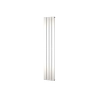 Designradiator Plieger Cavallino Retto Enkel 666 Watt Middenaansluiting 200x29,8 cm Mat Zwart