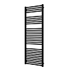 Plieger Designradiator Plieger Roma 964 Watt Zijaansluiting 175,5x60 cm Mat Zwart