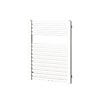 Plieger Designradiator Plieger Roma M 80,5 x 60 cm 458 Watt Middenaansluiting Mat Wit