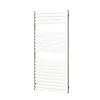 Plieger Designradiator Plieger Roma M 125,5 x 60 cm 700 Watt Middenaansluiting Zilver Metallic