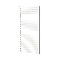 Designradiator Plieger Roma M 125,5 x 60 cm 700 Watt Middenaansluiting Zilver Metallic