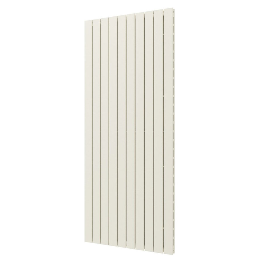 Designradiator Plieger Cavallino Retto Dubbel 1936 Watt Middenaansluiting 180x75,4 cm Wit Structuur