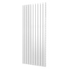 Designradiator Plieger Cavallino Retto Dubbel 1936 Watt Middenaansluiting 180x75,4 cm Mat Wit