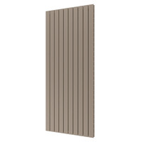 Designradiator Plieger Cavallino Retto Dubbel 1936 Watt Middenaansluiting 180x75,4 cm Zandsteen