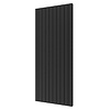 Plieger Designradiator Plieger Cavallino Retto Dubbel 1936 Watt Middenaansluiting 180x75,4 cm Black Graphite