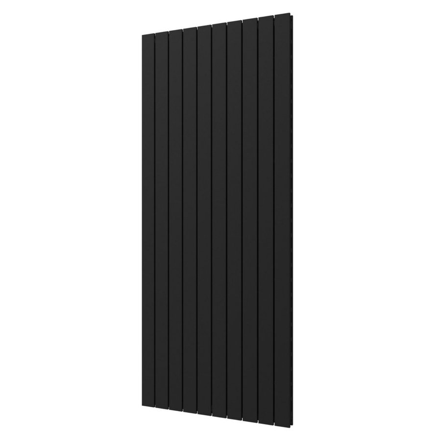 Designradiator Plieger Cavallino Retto Dubbel 1936 Watt Middenaansluiting 180x75,4 cm Donkergrijs Structuur