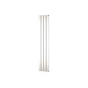 Plieger Designradiator Plieger Cavallino Retto Enkel 666 Watt Middenaansluiting 200x29,8 cm Wit Structuur