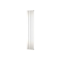 Designradiator Plieger Cavallino Retto Enkel 666 Watt Middenaansluiting 200x29,8 cm Wit Structuur