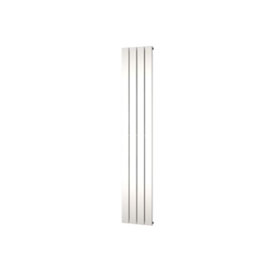 Designradiator Plieger Cavallino Retto Enkel 666 Watt Middenaansluiting 200x29,8 cm Mat Wit