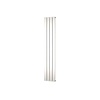 Plieger Designradiator Plieger Cavallino Retto Enkel 666 Watt Middenaansluiting 200x29,8 cm Zilver Metallic