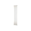 Designradiator Plieger Cavallino Retto Enkel 666 Watt Middenaansluiting 200x29,8 cm Donkergrijs Structuur