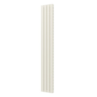 Designradiator Plieger Cavallino Retto Dubbel 905 Watt Middenaansluiting 200x29,8 cm Wit Structuur