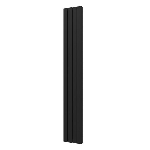 Designradiator Plieger Cavallino Retto Dubbel 905 Watt Middenaansluiting 200x29,8 cm Donkergrijs Structuur 