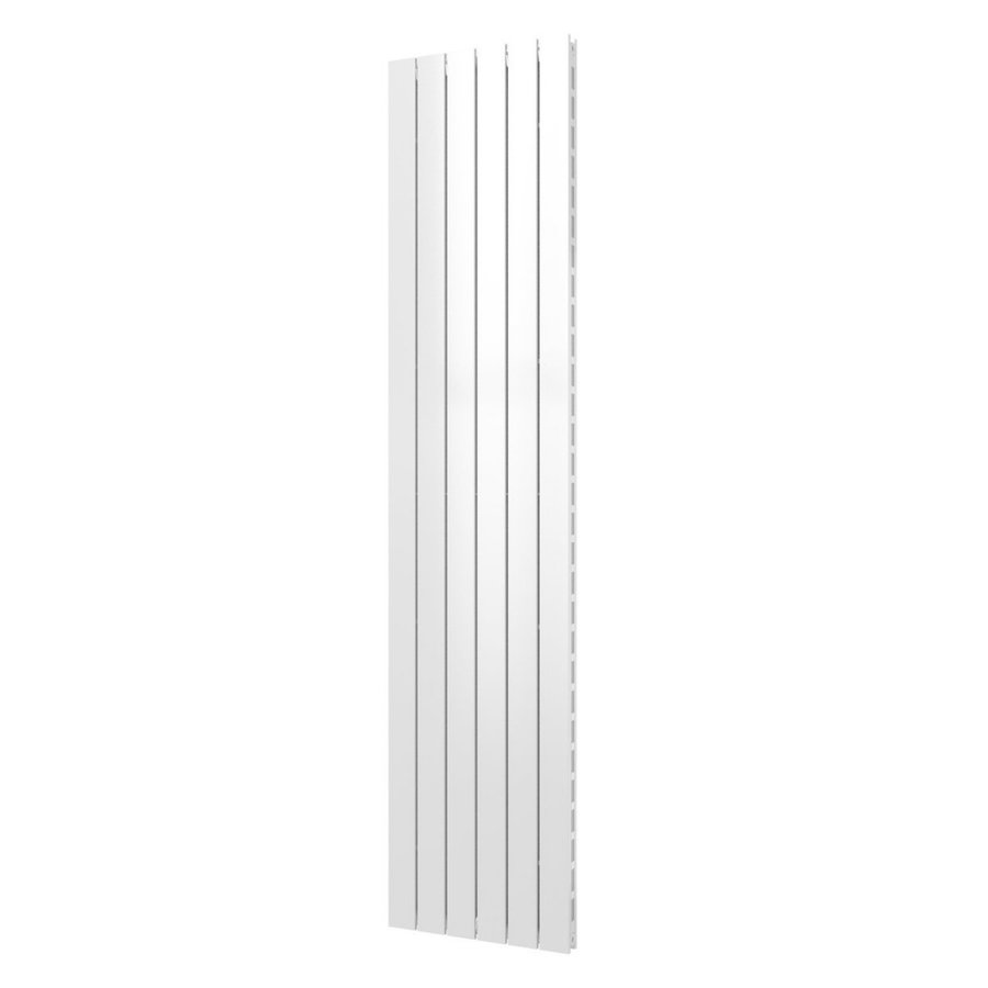 Designradiator Plieger Cavallino Retto Dubbel 1287 Watt Middenaansluiting 200x45 cm Mat Wit