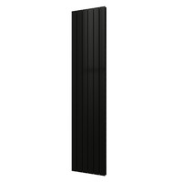 Designradiator Plieger Cavallino Retto Dubbel 1287 Watt Middenaansluiting 200x45 cm Antraciet Metallic