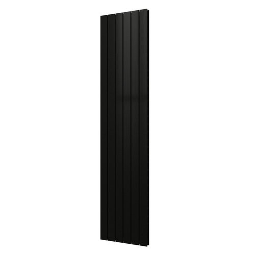 Designradiator Plieger Cavallino Retto Dubbel 1287 Watt Middenaansluiting 200x45 cm Antraciet Metallic 