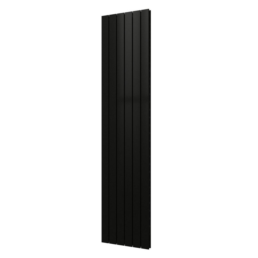 Designradiator Plieger Cavallino Retto Dubbel 1287 Watt Middenaansluiting 200x45 cm Antraciet Metallic