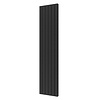 Plieger Designradiator Plieger Cavallino Retto Dubbel 1287 Watt Middenaansluiting 200x45 cm Black Graphite