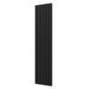 Plieger Designradiator Plieger Cavallino Retto Dubbel 1287 Watt Middenaansluiting 200x45 cm Donkergrijs Structuur